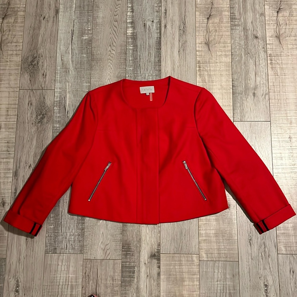 1. State Zip Up Blazer